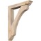 Ekena Millwork Legacy Traditional Smooth Bracket w/ Offset Brace, Douglas Fir, 5 1/2"W x 30"D x 38"H BKT0604X30X38LEC01SDF - alternate 1